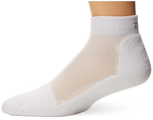 thorlos mens Pbmu Thin Cushion Pickleball Ankle Socks, White, Large US thorlos mens Pbmu Thin Cushion Pickleball Ankle Socks, White, Large US