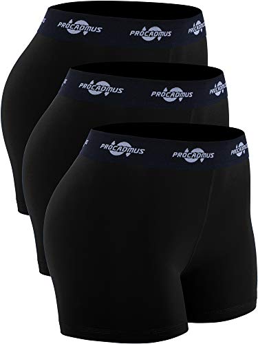 CADMUS Women's Spandex Volleyball Shorts 3" Workout Pro Shorts,Black & Black & Black,X-Large CADMUS Women's Spandex Volleyball Shorts 3" Workout Pro Shorts,Black & Black & Black,X-Large