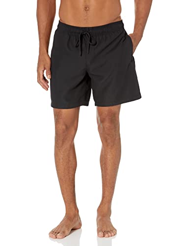 Amazon Essentials Men's 7" Quick-Dry Swim Trunk, Black, Medium Amazon Essentials Men's 7" Quick-Dry Swim Trunk, Black, Medium