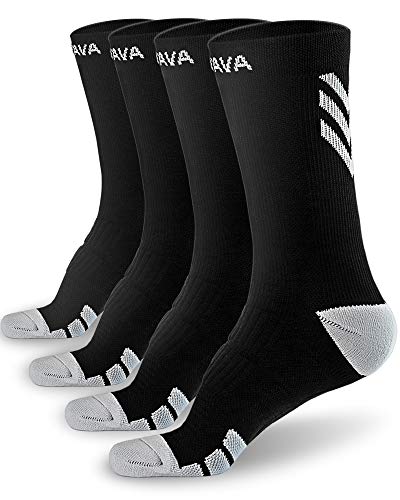 Dovava Dri-tech Compression Crew Socks 15-20mmHg for Men & Women, Athletic Fit Running Nurses Flight Travel Pregnancy Edema Diabetic, Boost Ankle Calf Circulation, Small-Medium, Black (4 Pairs) Dovava Dri-tech Compression Crew Socks 15-20mmHg for Men & Women, Athletic Fit Running Nurses Flight Travel Pregnancy Edema Diabetic, Boost Ankle Calf Circulation, Small-Medium, Black (4 Pairs)
