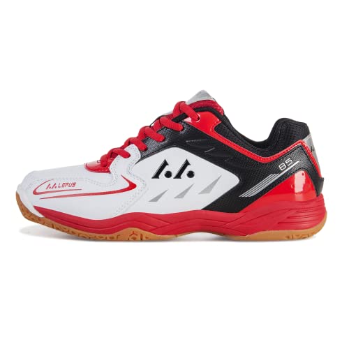 Womens Mens Lightweight Indoor Court Shoes Tennis Shoes for Pickleball, Badminton, Table Tennis, Volleyball (85 Red, 43) Womens Mens Lightweight Indoor Court Shoes Tennis Shoes for Pickleball, Badminton, Table Tennis, Volleyball (85 Red, 43)