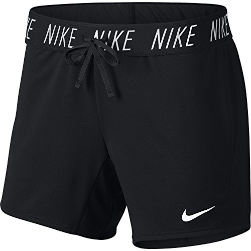 Nike Women's Dry Training Shorts, Sweat-Wicking Running Shorts Women Need for High Intensity Comfort, Black/White, L Nike Women's Dry Training Shorts, Sweat-Wicking Running Shorts Women Need for High Intensity Comfort, Black/White, L