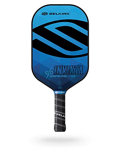 Selkirk Amped Pickleball Paddle | Fiberglass Pickleball Paddle with a Polypropylene X5 Core | Pickleball Rackets Made in The USA | 2021 Invikta Midweight Sapphire Blue | Selkirk Amped Pickleball Paddle | Fiberglass Pickleball Paddle with a Polypropylene X5 Core | Pickleball Rackets Made in The USA | 2021 Invikta Midweight Sapphire Blue |