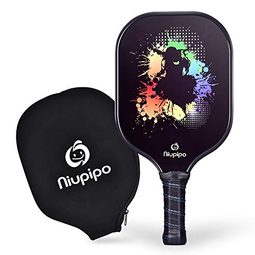 niupipo Pickleball Paddle, USAPA Approved Graphite Pickleball Paddle, Cushion Grip, Paddle Cover, Honeycomb Composite Core, Lightweight Pickleball Racket niupipo Pickleball Paddle, USAPA Approved Graphite Pickleball Paddle, Cushion Grip, Paddle Cover, Honeycomb Composite Core, Lightweight Pickleball Racket