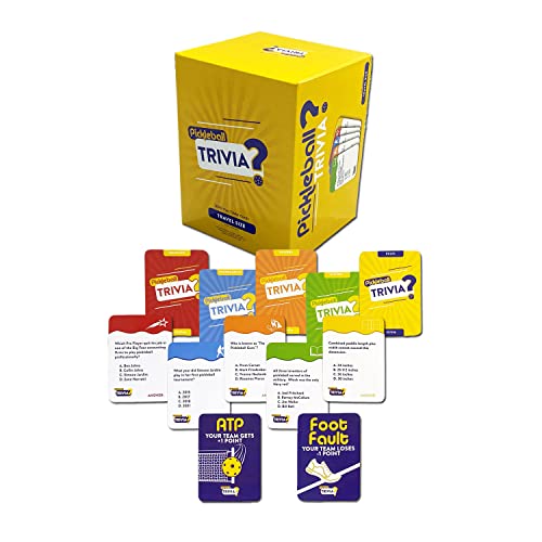 Pickleball Trivia Game - Travel Size (200 Cards) Pickleball Trivia Game - Travel Size (200 Cards)