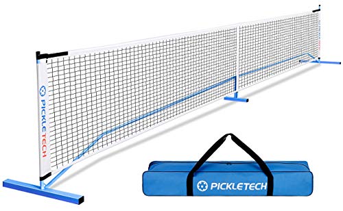 PICKLETECH Portable Pickleball Net Outdoor 22FT Regulation Size Set 3.0 Reinforced Version (Blue) PICKLETECH Portable Pickleball Net Outdoor 22FT Regulation Size Set 3.0 Reinforced Version (Blue)