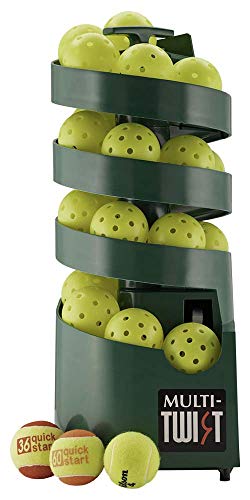 Sports Tutor Multi-Twist - Beginner Pickleball/Tennis Ball Tosser - Battery Powered Sports Tutor Multi-Twist - Beginner Pickleball/Tennis Ball Tosser - Battery Powered