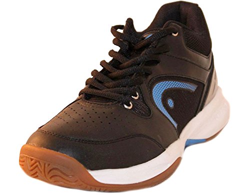 HEAD Men's Sonic 2000 MID Racquetball/Squash Indoor Court Shoes (Non-Marking) (Black/Blue) 7.5 (D) US HEAD Men's Sonic 2000 MID Racquetball/Squash Indoor Court Shoes (Non-Marking) (Black/Blue) 7.5 (D) US