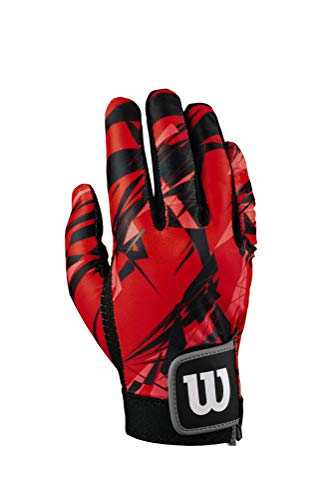 WILSON Clutch Racquetball Glove - Right Hand, Large, Bred/Black WILSON Clutch Racquetball Glove - Right Hand, Large, Bred/Black