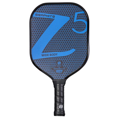 ONIX Graphite Z5 Pickleball Paddle (Graphite Carbon Fiber Face with Rough Texture Surface, Cushion Comfort Grip and Nomex Honeycomb Core for Touch, Control, and Power) ONIX Graphite Z5 Pickleball Paddle (Graphite Carbon Fiber Face with Rough Texture Surface, Cushion Comfort Grip and Nomex Honeycomb Core for Touch, Control, and Power)