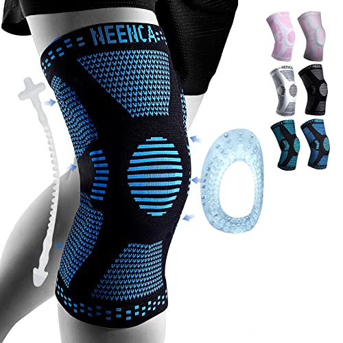 NEENCA Professional Knee Brace, Compression Knee Sleeve with Patella Gel Pad & Side Stabilizers, Knee Support Bandage for Pain Relief, Medical Knee Pad for Running, Workout, Arthritis, Joint Recovery NEENCA Professional Knee Brace, Compression Knee Sleeve with Patella Gel Pad & Side Stabilizers, Knee Support Bandage for Pain Relief, Medical Knee Pad for Running, Workout, Arthritis, Joint Recovery